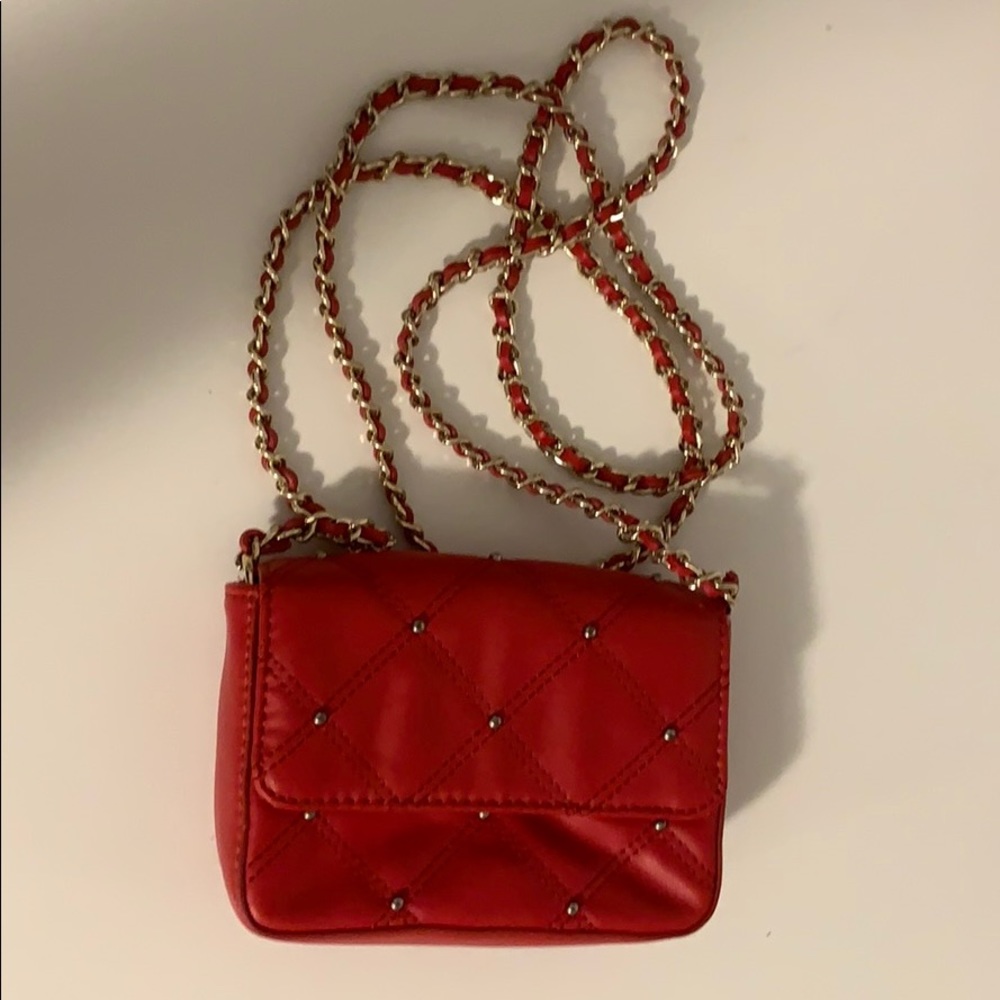 Red Juicy Couture cross body purse